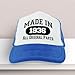 ThisWear 90th Birthday Gifts Made in 1936 All Original Parts Bday Hat Turning 90 Birthday Party Trucker Hat Blue