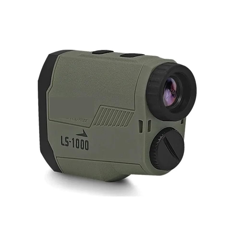 Telémetro láser de 1000m for caza al aire libre, telémetro de Golf de 650m, telescopio con medidor de distancia ajustado de pendiente de bloqueo de bandera(650M)