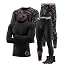 2 Sets - 1 Black/1 Camo Gray - Type a