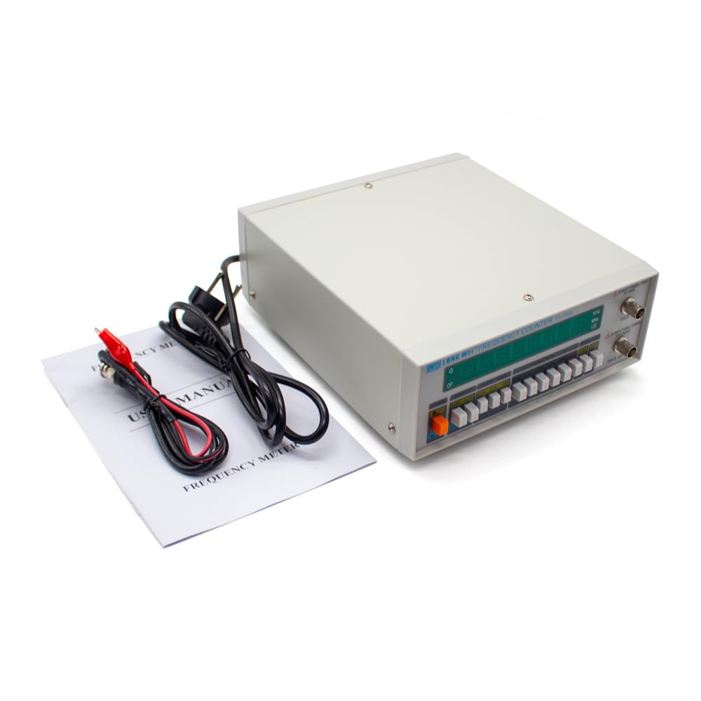 Medidor de Frecuencia Digital Multifunción de Alta Precisión de 220V, Contador de Frecuencia de Oscilador de Cristal de Doble Canal LED de 1 GHZ y 8bits