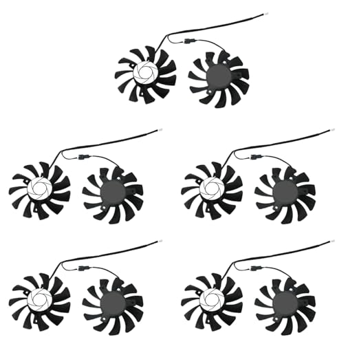 Ventilateur GTX 1050Ti HA8010H12F-Z refroidisseur GPU 75mm 2Pin GTX-1050-Ti-4GT-OC lot de 10