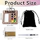 4 Stück Pocket Aquarell Set, Mini Aquarell Set, 8 Grids Tragbare Skizzenbuch-Palette, Reise Aquarellpalette, Pocketartist Travel Set mit Binder-Clips, Aquarellpapier, Aquarellpinsel Stifte