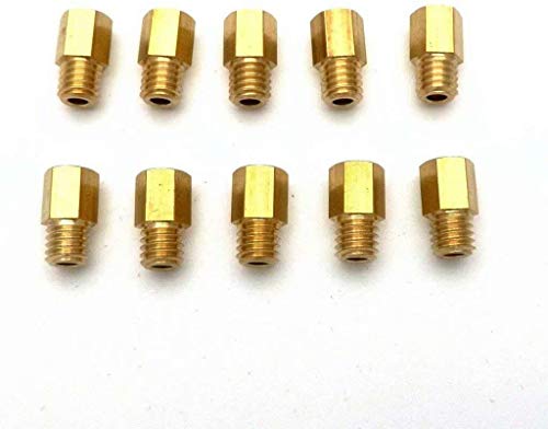 Moostore 10 packs Hex Type Main Jets for MIKUNI VM TM TMX Carburetor 200-290 200 210 220 230 240 250 260 270 280 290