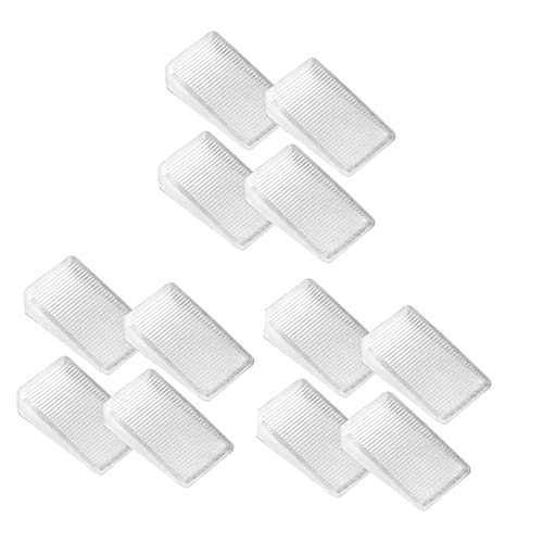 NAMOARLY 12pcs Furniture Shims for Furniture Risers Dining Table Leveling Floor Protectors for Non-Slip Design