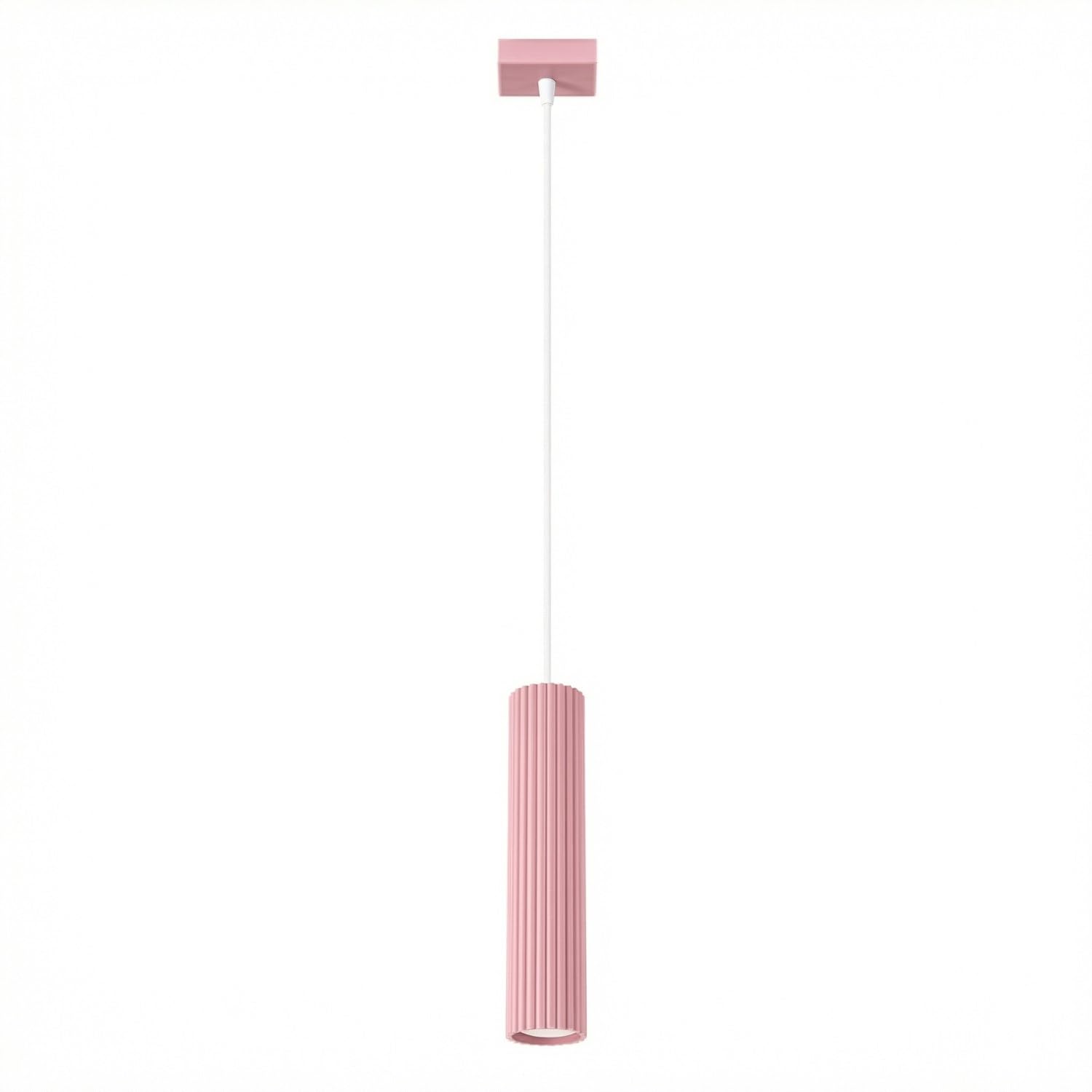 SOLLUX lighting KARBON 1 Hanging Lamp, Pink