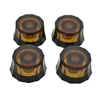 KAISH 18 Coarse Spline or 24 Fine Spline control knobs for most guitars with knurled split shaft pots, please note these knobs do not fit solid shaft pots Push on fit; Easy installation Lampshade style for PRS guitars, can be used on other guitars or...