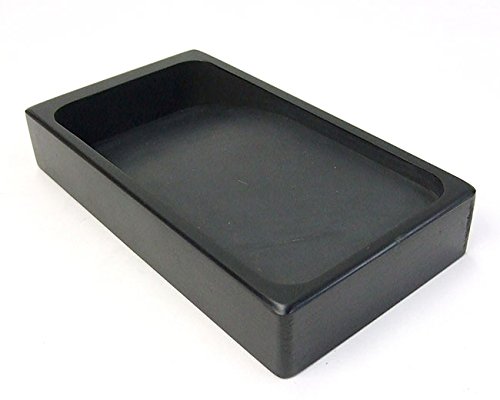 Amazon | 雄勝玄昌石 四五平 角彫硯 本石硯 | 硯 | 文房具・オフィス用品