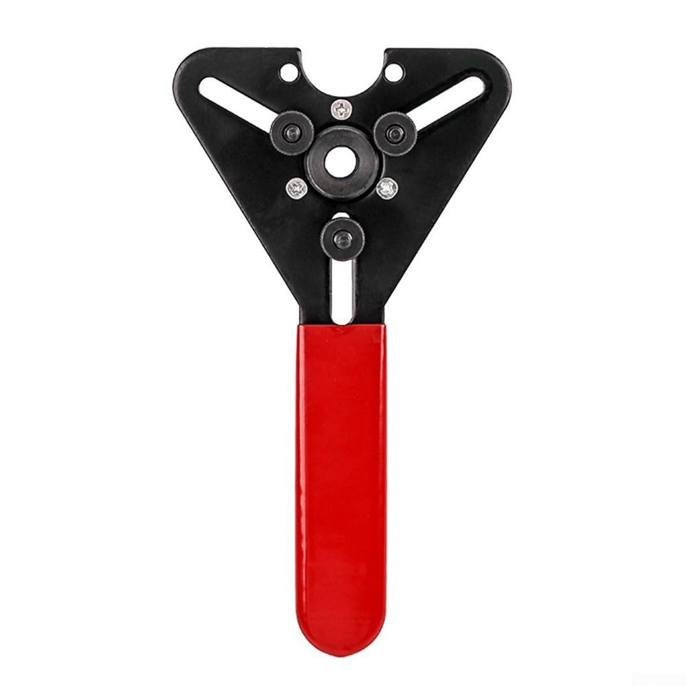 Herramienta de extracción de embrague del compresor de acondicionamiento automotriz – para llave extractora de polea de aire acondicionado de acero de larga duración con 7 tornillos para