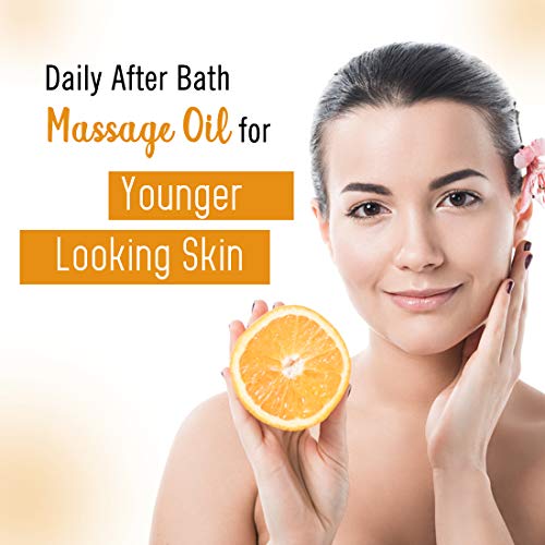 Keya Seth Aromatherapy Skin Defence Orange Body Oil Skin Lightening, Rejuvenating Non-Sticky for Daily Use After Bath, Massage Oil Enriched with Orange & Vitamin C. 400ml - Image 3