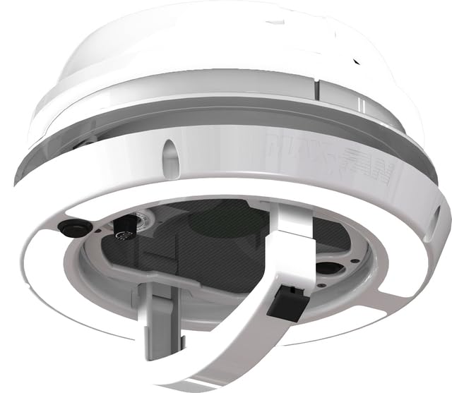 MAXXAIR Wentylator dachowy Maxxfan Dome Plus, 15 cm, z oświetleniem LED, biały, ręczny, do montażu na dachu lub na ścianie bocznej, do łazienki i pryszniców
