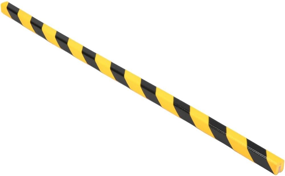 Full Coverage Polyurethane Foam Corner Bumper Guard: Yellow/Black, 39 inches Long