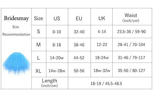 image for Bridesmay Halloween Tulle Tutu Skirt for Women Cosplay Party 50s Vinta