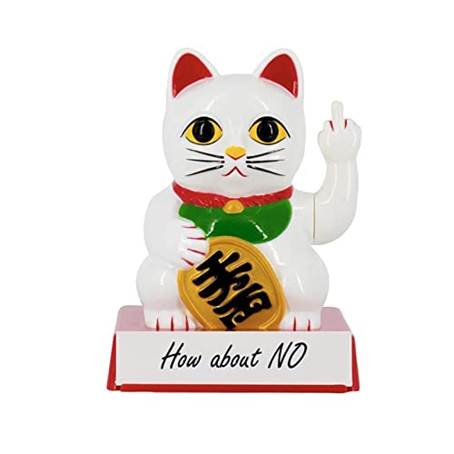 PanHuiWen Lucky Cat Middle Finger Figure