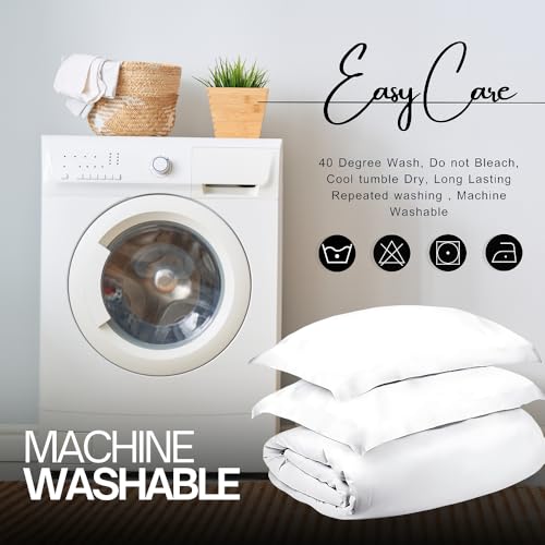 sleepdove® LUXURY EGYPTIAN COTTON 200 COUNT BEDDING SETS DUVET COVER SET (QUILT COVER WITH PILLOW CASES (Single, Blue) - Cosy Home Interiors sleepdove® LUXURY EGYPTIAN COTTON 200 COUNT BEDDING SETS DUVET COVER SET (QUILT COVER WITH PILLOW CASES (Single, Blue) - Image 6