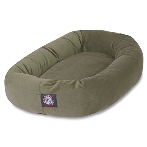 40" Sage Suede Bagel Dog Bed By Majestic Pet Products #TOP29