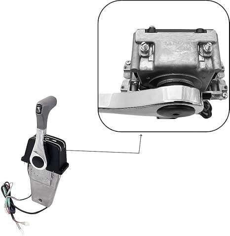 Outboard Side Remote Control Box 67200-93J13 Compatible with Suzuki Outboard Engine DF25 to DF200 DF250
