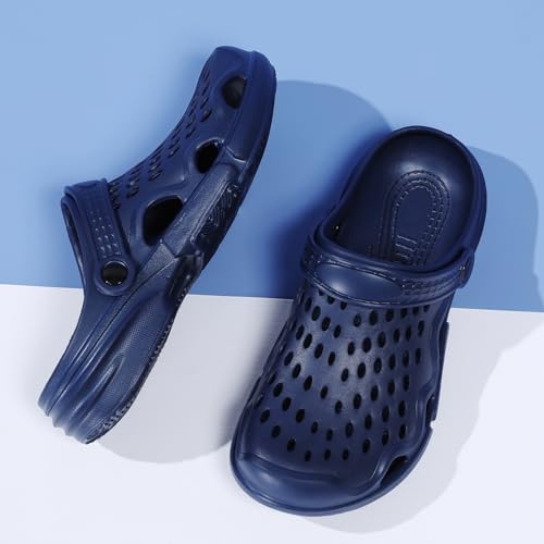 Image of CERYTHRINA Mens Garden Clogs Lightweight Breathable Slip on Sandals Fashions Pool Beach Shoes Non Slip Home Clogs Slippers