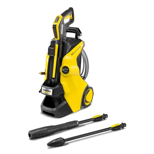 Karcher K5 Power Control *EU High Pressure Washer,2100W, 145 Bar, 500 l/h Flow Rate, 10m Hose Pipe, Portable, Powerful Cleaning for Homes, Cars, Bikes