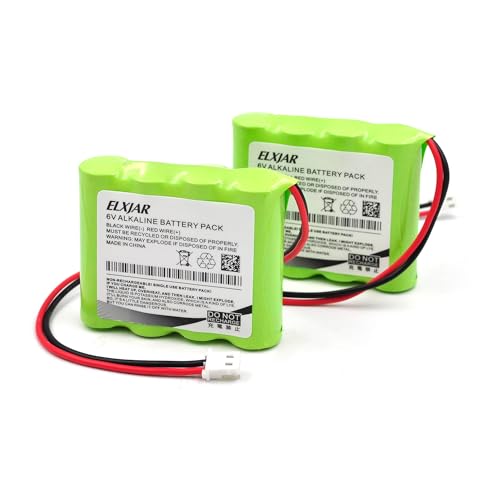 Coonyard L91VP-F4C 2-Pack) 6V 2700Mah Alkaline Battery Non-Rechargeable Replacement cover