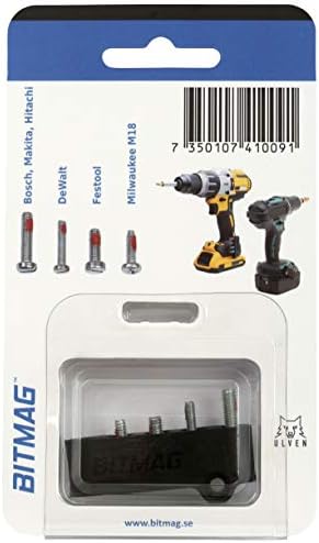BitMag Magnetic Bit Holder, Black