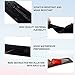 Car Rear Bumper Protector, Anti-Scratch Abrasion Rubber Trunk Door Entry Sill Guard, Universal Black Rubber Protective Pad, Car Accessories for Most Cars and SUV (Black/35.4