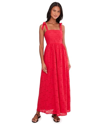 Beach Riot, Women's, Charlotte Dress, Cherry Eyelet, Medium
