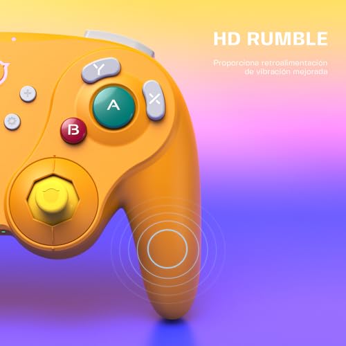 Image of NYXI Warrior Wireless Switch Controller, Switch Pro Controller with Hall Effect Joysticks /Trigger, HD Rumble, 6-Axis Gyro, Micro Mechanical Switch Buttons, Programmable for Switch /NGC /Wii /PC