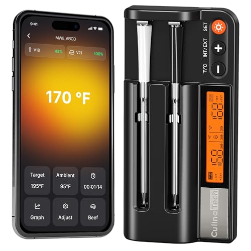 CulinaTech CulinaMeter Two: 2 Probes Wireless Meat