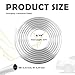 16Ft 5/16 Fuel Line Aluminum Tube,Cuttable & Bendable 650 PSI Metal Fuel Line Gas Lines Replacement,Universal Aluminum Tubing Car Accessories for Fuels/Transmission System (5/16in)