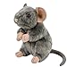 Teddys Rothenburg Peluche de ratón/rata vertical, gris, 17 cm