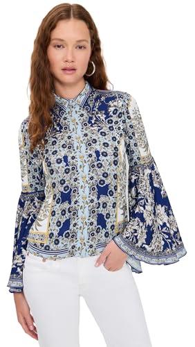 alice + olivia Women's Willa Fitted Top