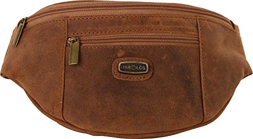 Sac banane cuir Harold's Antik 20 cm pour voyage et ville