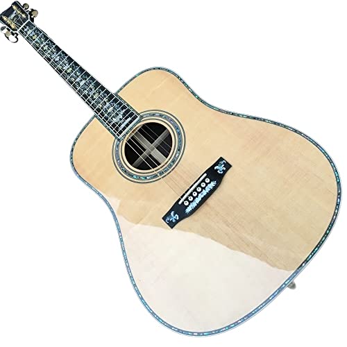 GaYouny Deluxe Toute la Guitare Acoustique Solide Tout réel Ambalone Acoustique électrique Guitare Super Hand Pain… - Les Beatles, Paul McCartney, John Lennon, RIngo Starr, George Harrison GaYouny Deluxe Toute la Guitare Acoustique Solide Tout réel Ambalone Acoustique électrique Guitare Super Hand Pain…