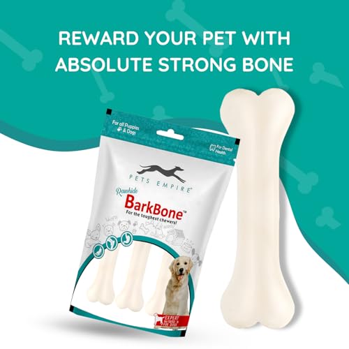 Image of Pets Empire Rawhide Bone for Dogs | Pack of 3inch 36pcs | Rawhide Pressed Chew Stick Young Adult Dog Treat & Dog Food | Dog Treats for Small Breed Sizes Dogs