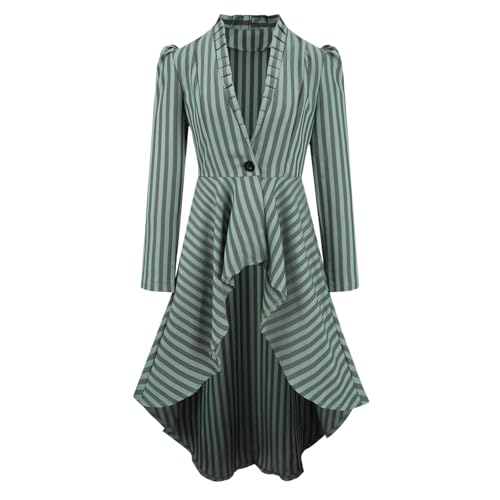 Chaqueta elegante para hombre estilo gótico medieval clásica de manga larga