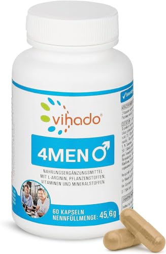 Vihado 4Men Kapseln – Nahrungsergänzungsmittel speziell für Männer – 60 Kapseln