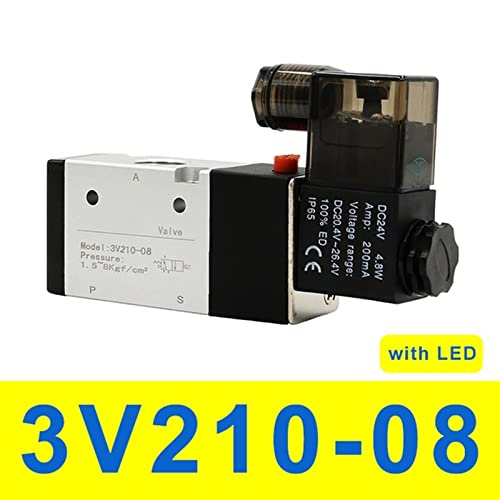 Électrovanne pneumatique 3V210-08 commande gaz air aimant 1/4 - 3