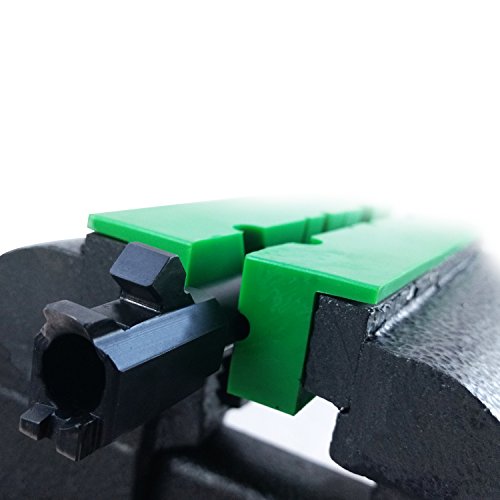 ATLIN Vise Jaws 6" - Nylon, Non Marring Soft Jaws - Multi-Purpose Design for Gunsmithing, Woodworking, Jewelry Making, Plumbing
