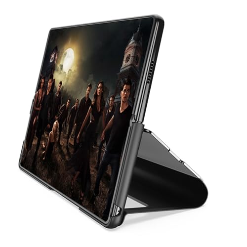 Étui rabat cuir Galaxy Z Fold 7 protège des rayures avec miroir - 2
