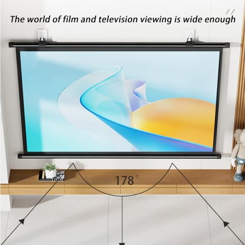 Pantalla manual para proyector 60 pulgadas 16:9 miniatura 3