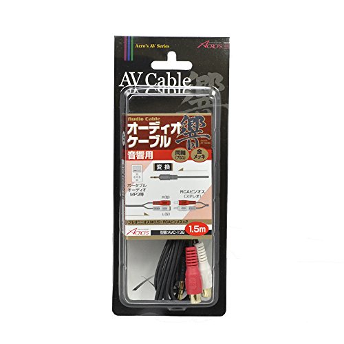 Cable de conversión audio estéreo 3.5 mm a 2 RCA miniatura 3