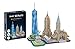 Revell- Skyline Horizonte de New York, Altura 42,0cm 3D Puzzle, Multicolor (00142)