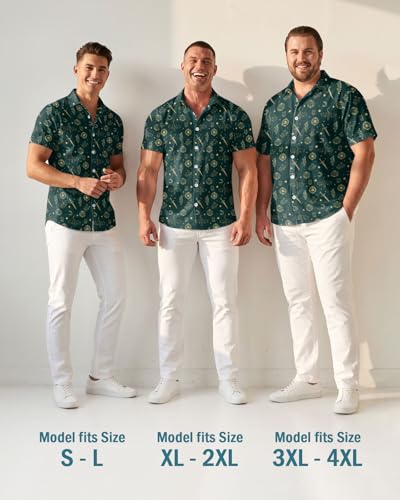 Image of 99TIMORO Movie Characters Hawaiian Shirt for Men Short Sleeve Top