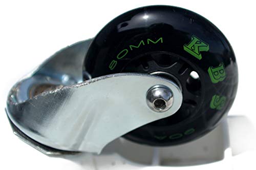 Ripstik Wheels By Kbs - Razor Ripsurf Performance Caster Board Replacement 80Mm 90A With Abec 7 Speed Bearings 2 Pack Set Of Two Ripstick Wheel (B&Y Endurance, 80Mm) #TOP3