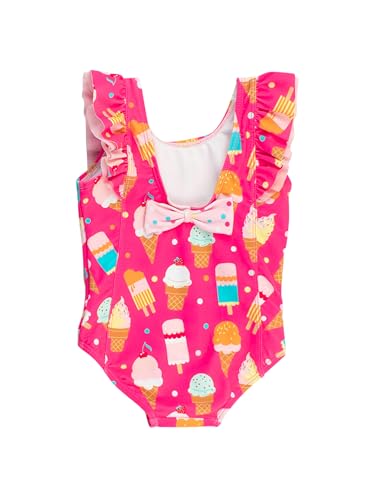 Image of RuffleButts Baby /Toddler Girls Ruffle Strap One Piece Swimsuit w /UPF 50+ Sun Protection