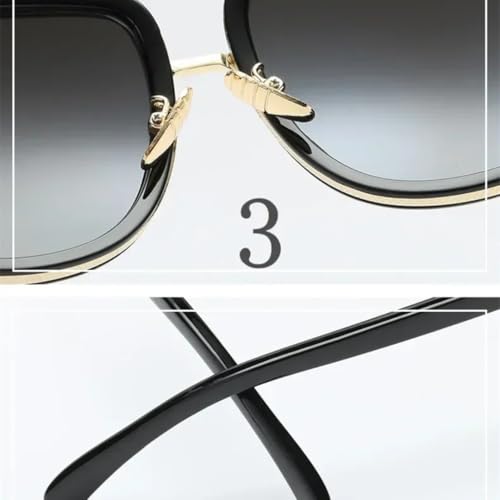Lunettes de soleil de luxe retro pour hommes et femmes aux finitions haut de gamme