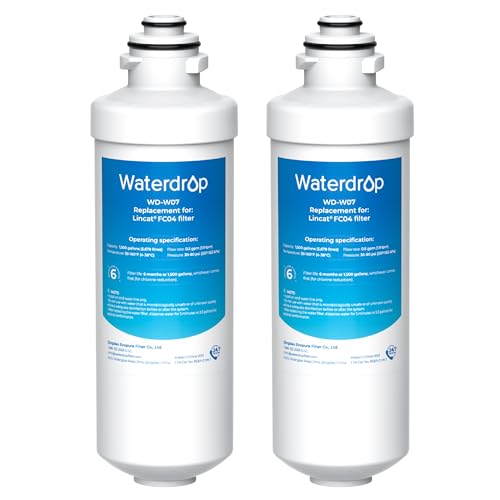 Waterdrop WD-W07 Water Filters Replacement for Lincat Water Filter FC04 Compatible with Lincat Filterflow FX Series Water Boilers EB3FX EB3FX/PB EB4FX EB6FX EB6TFX EWF-8007A (2)