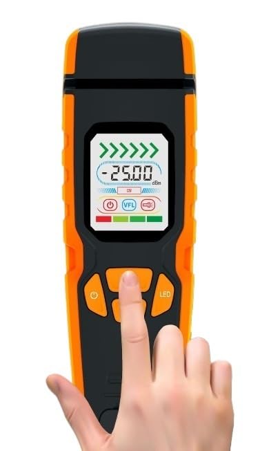Identificateur optique électrique en une étape, fibre vivante, détecteur optique avec localisateur visuel de défauts,Performances Puissantes