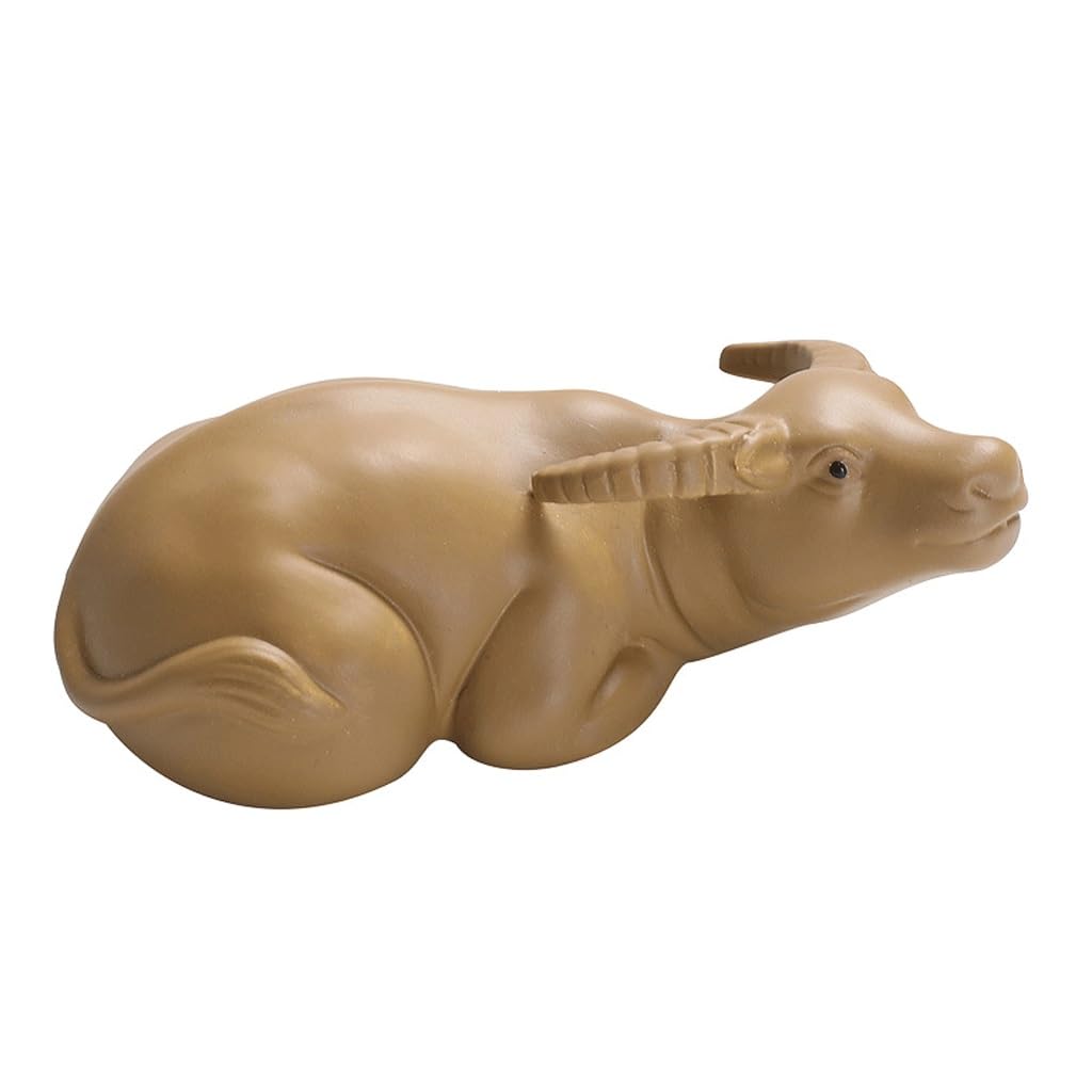 ENGENDER Kung Fu Tea Pet Purple Clay Tea Pet Lucky Turtle Ornaments Household Decoration Home(A)