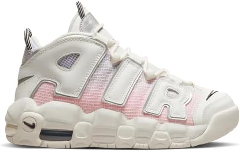 Big Kid's AIR More Uptempo - Size 7Y US - Sail/Black-Light Thistle